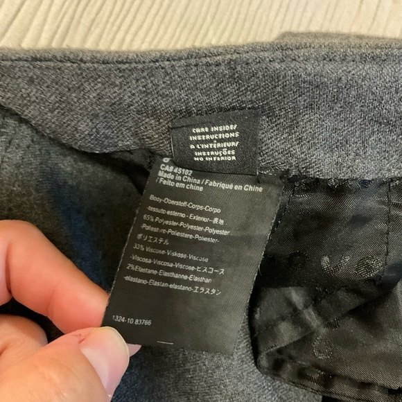 Scotch & Soda Zipper Front Tuxedo Stripe Trouser Pants XS Petite Office - Picture 7 of 8